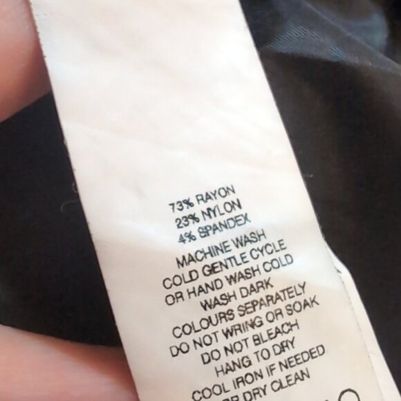 3/$20 Joe Fresh Short Sleeve Dress Cuffed Mini LBD Structured Sheath - Picture 11 of 11